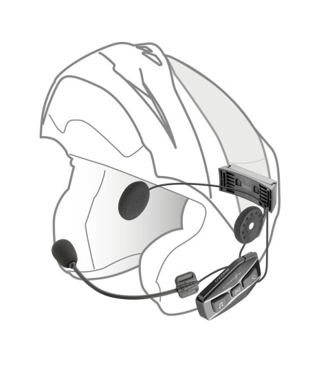 Intercom motocyklowy INTERPHONE U-COM 16, komplet na 2 kaski