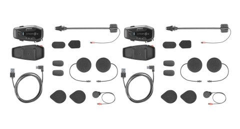 Intercom motocyklowy INTERPHONE U-COM 7R, komplet na 2 kaski