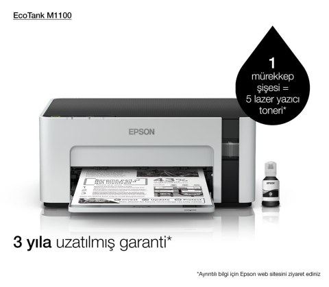 Drukarka atramentowa Epson EcoTank M1100 Drukarka atramentowa Epson EcoTank M1100