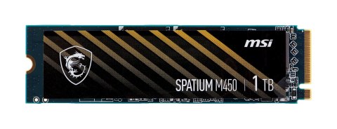 Dysk SSD MSI SPATIUM M450 PCIe 4.0 NVMe M.2 1TB Dysk SSD MSI SPATIUM M450 PCIe 4.0 NVMe M.2 1TB