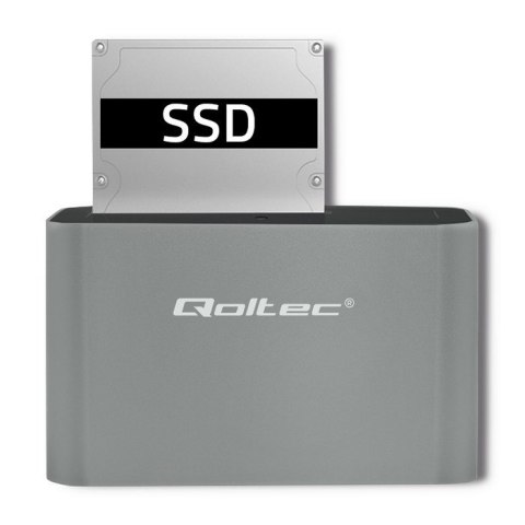 QOLTEC STACJA DOKUJĄCA HDD/SSD | 2.5"/3.5" SATA | USB 3.0 QOLTEC STACJA DOKUJĄCA HDD/SSD | 2.5"/3.5" SATA | USB 3.0