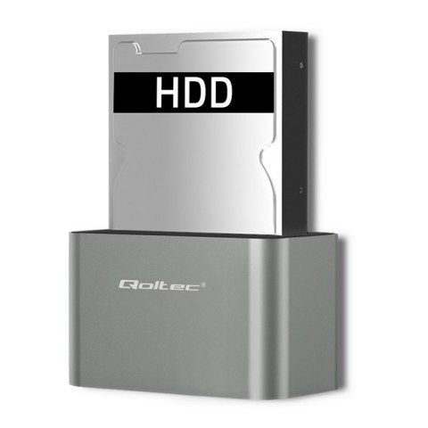 QOLTEC STACJA DOKUJĄCA HDD/SSD | 2.5"/3.5" SATA | USB 3.0 QOLTEC STACJA DOKUJĄCA HDD/SSD | 2.5"/3.5" SATA | USB 3.0