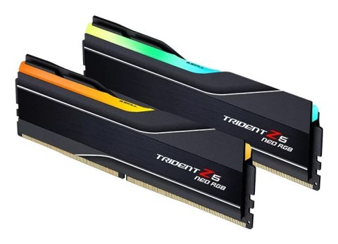 G.SKILL TRIDENT NEO AMD RGB DDR5 2X32GB 6000MHZ CL26 BLACK F5-6000J2636H32GX2-TZ5NR G.SKILL TRIDENT NEO AMD RGB DDR5 2X32GB 6000MHZ CL26 BLACK F5-6000J2636H32GX2-TZ5NR