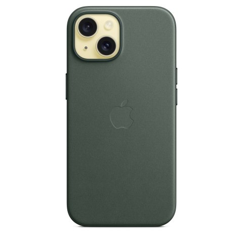 Apple iPhone 15 Feingewebe Case mit MagSafe Immergrün Apple iPhone 15 Feingewebe Case mit MagSafe Immergrün