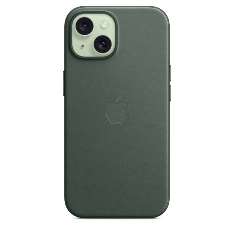 Apple iPhone 15 Feingewebe Case mit MagSafe Immergrün Apple iPhone 15 Feingewebe Case mit MagSafe Immergrün