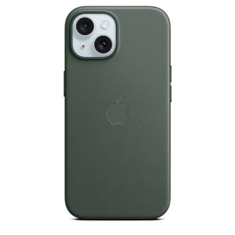 Apple iPhone 15 Feingewebe Case mit MagSafe Immergrün Apple iPhone 15 Feingewebe Case mit MagSafe Immergrün
