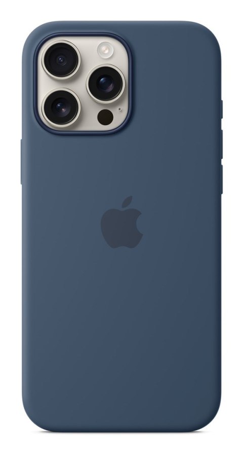 Apple iPhone16 Pro Max Silicone Case with MagSafe - Denim Apple iPhone16 Pro Max Silicone Case with MagSafe - Denim