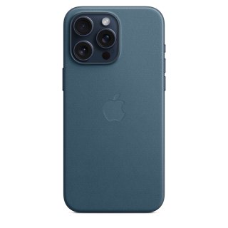 Etui Apple iPhone 15 Pro Max Feingewebe z MagSafe pazifikblau