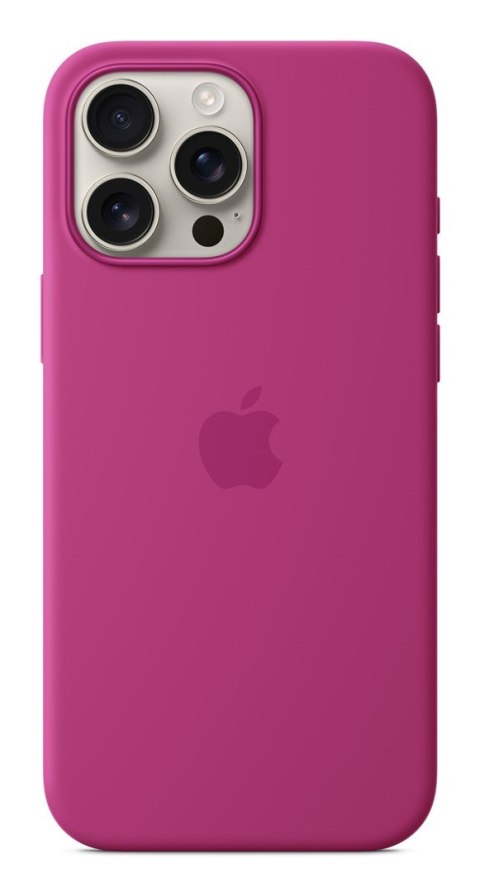 Etui Apple iPhone16 Pro Max Silicone Case with MagSafe - Fuchsia Etui Apple iPhone16 Pro Max Silicone Case with MagSafe - Fuchsia