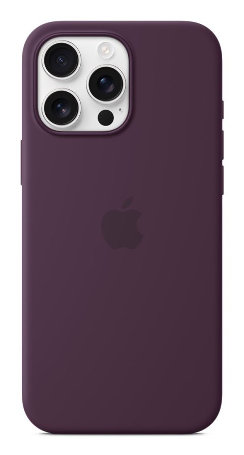 Etui Apple iPhone16 Pro Max Silicone Case with MagSafe - Plum Etui Apple iPhone16 Pro Max Silicone Case with MagSafe - Plum