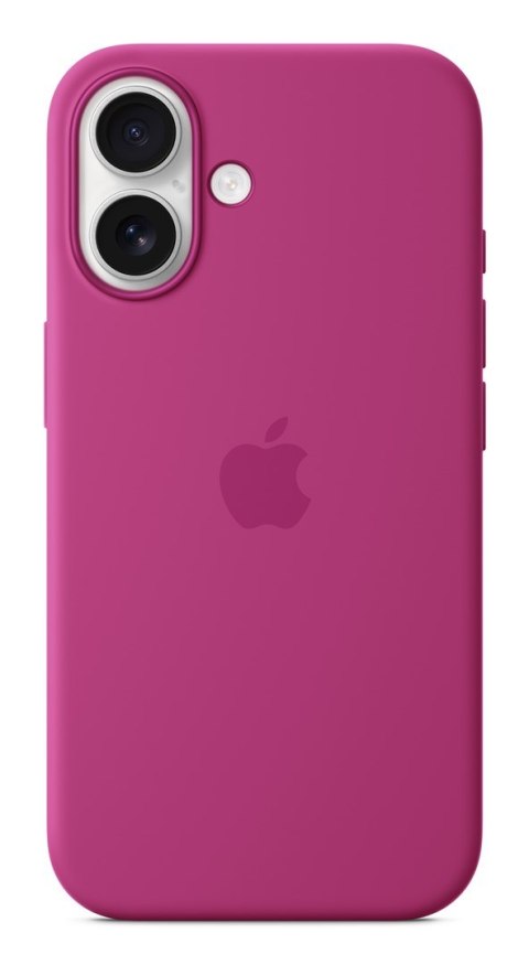 Etui silikonowe Apple iPhone16 z MagSafe - Fuksja