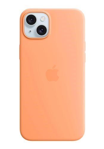 Etui silikonowe z MagSafe sorbet orange iPhone 15 Plus Etui silikonowe z MagSafe sorbet orange iPhone 15 Plus