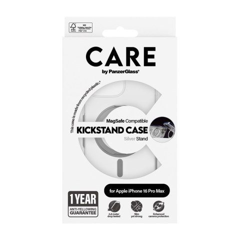 PanzerGlass CARE by PG SLV Kick/MagS iPhone16P 6.9 pokrowiec na telefon komórkowy Przezroczysty PanzerGlass CARE by PG SLV Kick/MagS iPhone16P 6.9 pokrowiec na telefon komórkowy Przezroczysty
