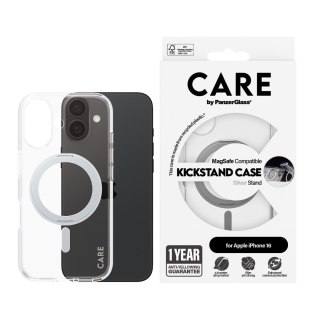 Pokrowiec PanzerGlass CARE by PG SLV Kick/MagS iPhone16 6.1 pokrowiec na telefon komórkowy Przezroczysty