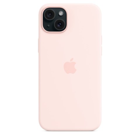 Silikonowe etui Apple z MagSafe Light Pink, do iPhone 15 Plus, MT143ZM/A