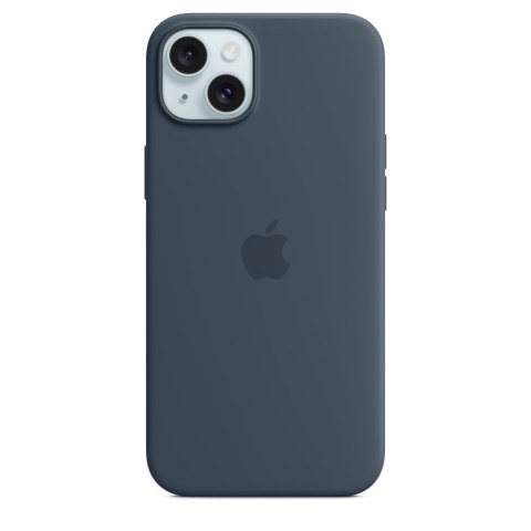 Silikonowe etui Apple z MagSafe Storm Blue, do Apple iPhone 15 Plus, MT123ZM/A Silikonowe etui Apple z MagSafe Storm Blue, do Apple iPhone 15 Plus, MT123ZM/A