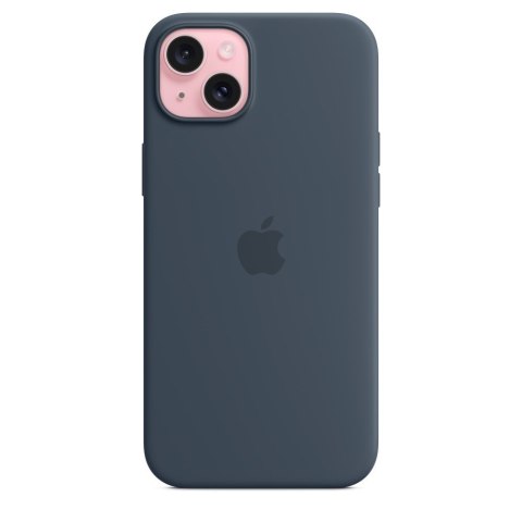 Silikonowe etui Apple z MagSafe Storm Blue, do Apple iPhone 15 Plus, MT123ZM/A Silikonowe etui Apple z MagSafe Storm Blue, do Apple iPhone 15 Plus, MT123ZM/A