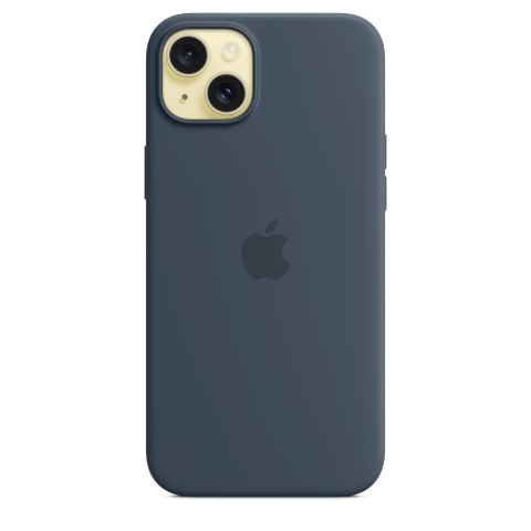 Silikonowe etui Apple z MagSafe Storm Blue, do Apple iPhone 15 Plus, MT123ZM/A Silikonowe etui Apple z MagSafe Storm Blue, do Apple iPhone 15 Plus, MT123ZM/A
