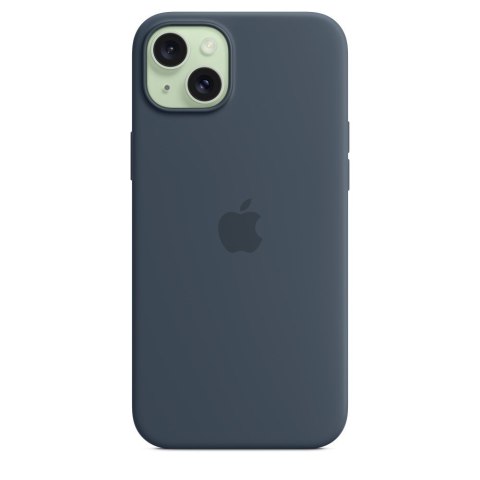 Silikonowe etui Apple z MagSafe Storm Blue, do Apple iPhone 15 Plus, MT123ZM/A Silikonowe etui Apple z MagSafe Storm Blue, do Apple iPhone 15 Plus, MT123ZM/A