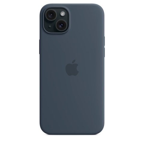Silikonowe etui Apple z MagSafe Storm Blue, do Apple iPhone 15 Plus, MT123ZM/A Silikonowe etui Apple z MagSafe Storm Blue, do Apple iPhone 15 Plus, MT123ZM/A
