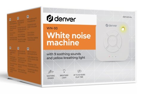 Denver 117320000010 biała maszyna szumowa Denver 117320000010 biała maszyna szumowa
