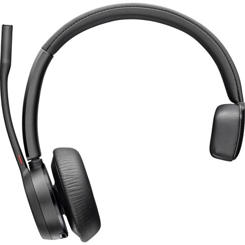 POLY Jednouszny zestaw słuchawkowy USB A Voyager 4310 + przejściówka BT700 USB-A + podstawka ładująca