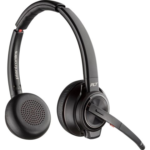 POLY Zestaw słuchawkowy Savi 8220 UC z certyfikatem Microsoft Teams DECT 1880-1900 MHz USB-A