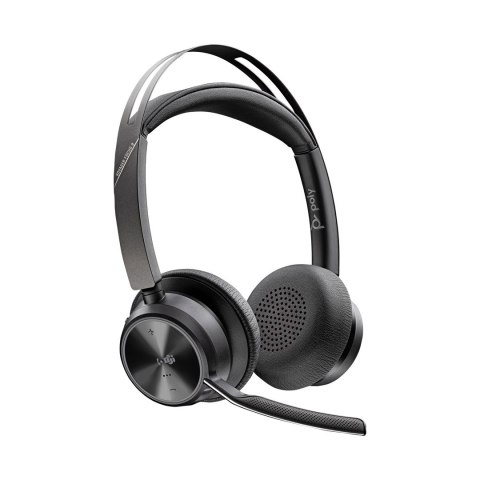 POLY Zestaw słuchawkowy Voyager Focus 2 z certyfikatem Microsoft Teams USB-C-C + przejściówka USB-C/A + podstawka ładująca POLY Zestaw słuchawkowy Voyager Focus 2 z certyfikatem Microsoft Teams USB-C-C + przejściówka USB-C/A + podstawka ładująca
