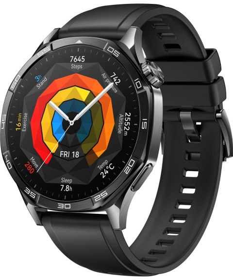Huawei WATCH GT 5 46mm Vili-B19F | Smart watch | GPS (satellite) | AMOLED | 1.43 inches | Black Huawei WATCH GT 5 46mm Vili-B19F | Smart watch | GPS (satellite) | AMOLED | 1.43 inches | Black