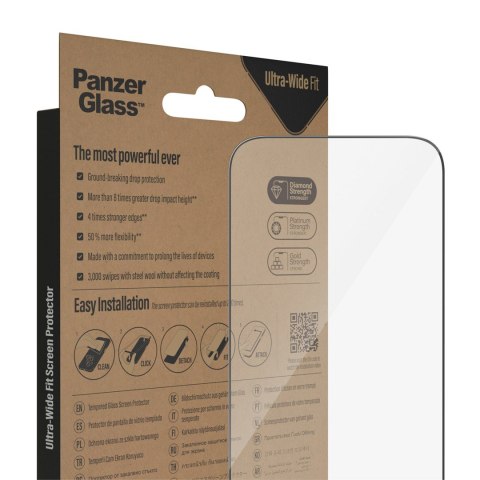 PanzerGlass Ultra-Wide Fit Apple iPhone Przezroczysta ochrona ekranu 1 szt. PanzerGlass Ultra-Wide Fit Apple iPhone Przezroczysta ochrona ekranu 1 szt.