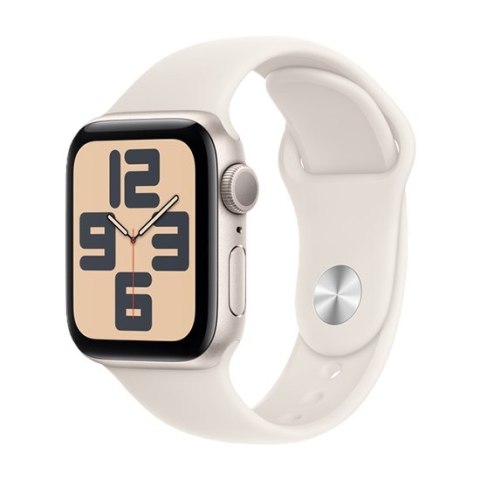 Zegarek Apple Watch SE (2024) GPS 40mm Starlight Aluminium Case with Sport Band M/L - Starlight Zegarek Apple Watch SE (2024) GPS 40mm Starlight Aluminium Case with Sport Band M/L - Starlight