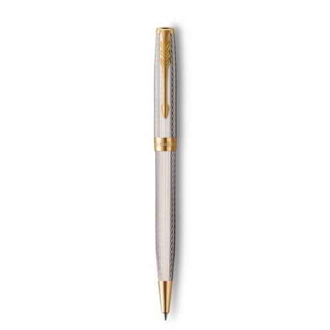 Długopis PARKER Sonnet Premium Silver Mistral Gold Clip, srebrny, wersja SW Długopis PARKER Sonnet Premium Silver Mistral Gold Clip, srebrny, wersja SW