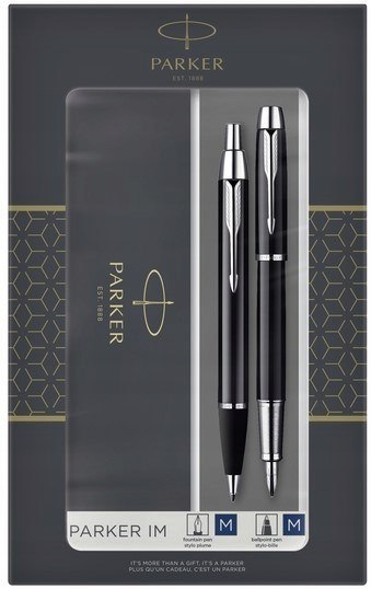 Parker 2093215 zestaw piór Czarny, Srebrny 2 szt. Parker 2093215 zestaw piór Czarny, Srebrny 2 szt.