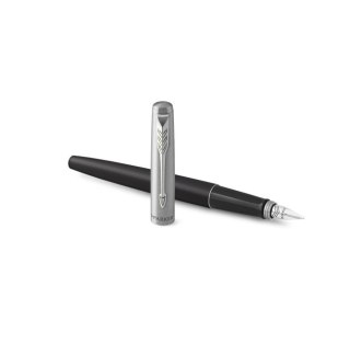 Parker Jotter wieczne pióro Czarny, Stal nierdzewna 1 szt.