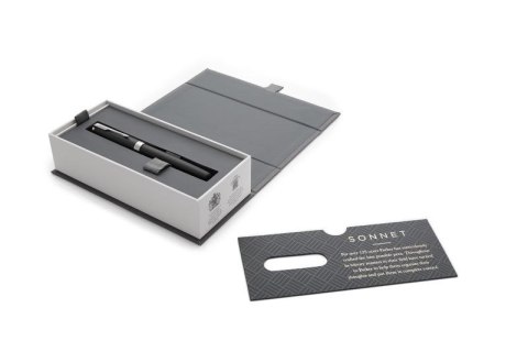 Pióro kulkowe PARKER Rollerball Sonnet Matte Juodas F Schw