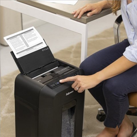Niszczarka Fellowes AutoMAX 90M Mini-Cut (4633601) czarna Niszczarka Fellowes AutoMAX 90M Mini-Cut (4633601) czarna