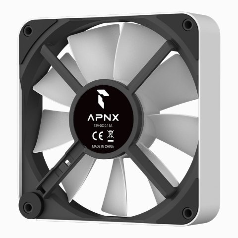 APNX FP2-120 PWM ARGB Obudowa komputera Wentylator Biały APNX FP2-120 PWM ARGB Obudowa komputera Wentylator Biały