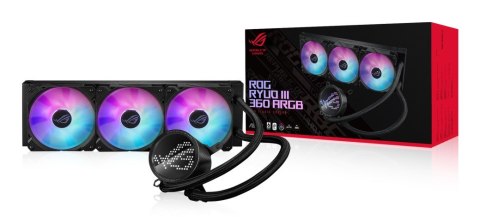 ASUS ROG Ryuo III 360 ARGB Procesor Liquid cooling kit 12 cm Czarny ASUS ROG Ryuo III 360 ARGB Procesor Liquid cooling kit 12 cm Czarny