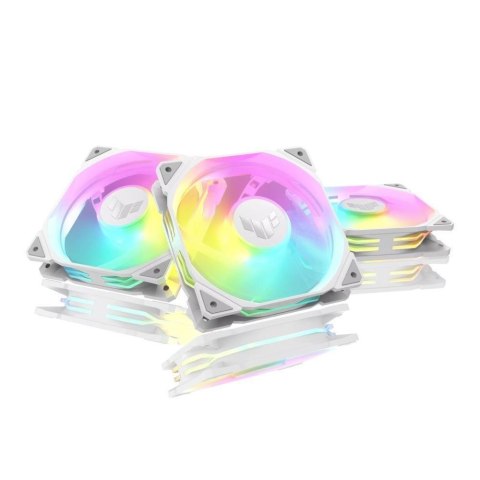 ASUS TUF GAMING TR120 ARGB REVERSE 3IN1 White Obudowa komputera Chłodnica powietrza 12 cm Biały ASUS TUF GAMING TR120 ARGB REVERSE 3IN1 White Obudowa komputera Chłodnica powietrza 12 cm Biały