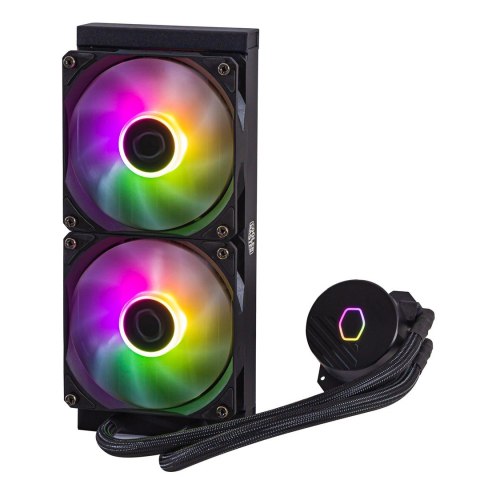 COOLER MASTER CHŁODZENIE WODNE CPU MASTERLIQUID 240L CORE ARGB MLW-D24M-A18PZ-R1 COOLER MASTER CHŁODZENIE WODNE CPU MASTERLIQUID 240L CORE ARGB MLW-D24M-A18PZ-R1