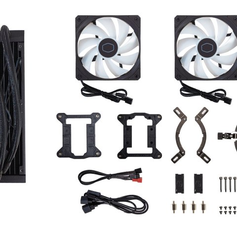 COOLER MASTER CHŁODZENIE WODNE CPU MASTERLIQUID 240L CORE ARGB MLW-D24M-A18PZ-R1 COOLER MASTER CHŁODZENIE WODNE CPU MASTERLIQUID 240L CORE ARGB MLW-D24M-A18PZ-R1