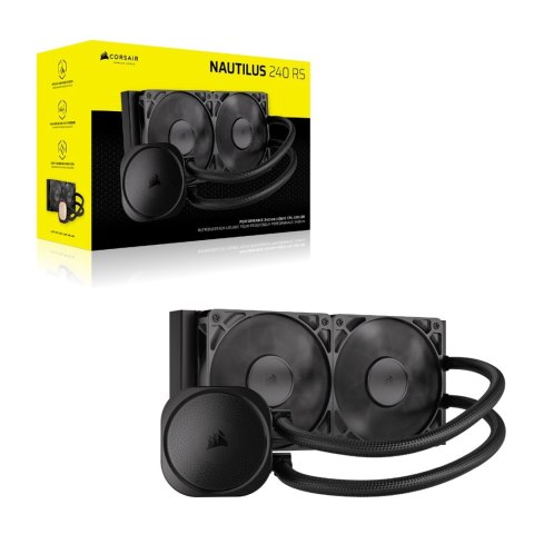 Corsair NAUTILUS 240 RS Płyta główna Chłodnica cieczy all-in-one Czarny Corsair NAUTILUS 240 RS Płyta główna Chłodnica cieczy all-in-one Czarny