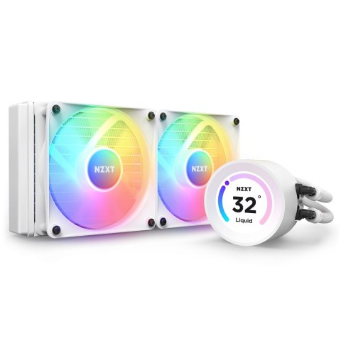 NZXT CHŁODZENIE WODNE KRAKEN ELITE 240 RGB LCD BIAŁE RL-KR24E-W1 NZXT CHŁODZENIE WODNE KRAKEN ELITE 240 RGB LCD BIAŁE RL-KR24E-W1