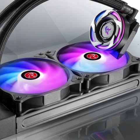 RAIJINTEK EOS 12 RBW ADD Płyta główna, Procesor Wentylator 12 cm Czarny, Biały 2 szt. RAIJINTEK EOS 12 RBW ADD Płyta główna, Procesor Wentylator 12 cm Czarny, Biały 2 szt.