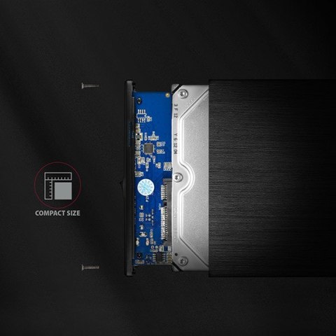 AXAGON EE35-XA3 Obudowa zewnętrzna 3.5", USB 3.0, SATA II, Aluminium - czarna AXAGON EE35-XA3 Obudowa zewnętrzna 3.5", USB 3.0, SATA II, Aluminium - czarna