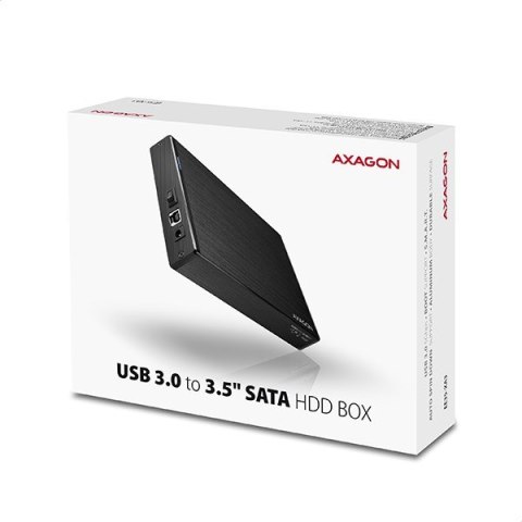 AXAGON EE35-XA3 Obudowa zewnętrzna 3.5", USB 3.0, SATA II, Aluminium - czarna AXAGON EE35-XA3 Obudowa zewnętrzna 3.5", USB 3.0, SATA II, Aluminium - czarna