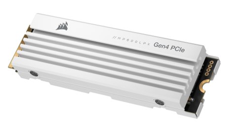 Dysk SSD Corsair MP600 Pro LPX NVMe, PCIe 4.0 M.2 Type 2280 - 2 TB - biały