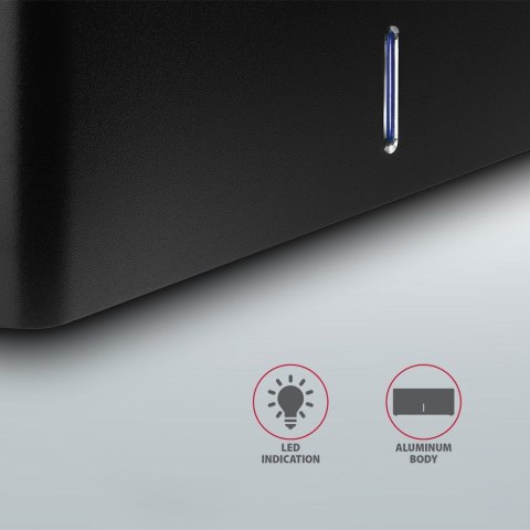 Axagon ADSA-SN stacja dokująca do dysków twardych USB 3.2 Gen 1 (3.1 Gen 1) Type-A Czarny Axagon ADSA-SN stacja dokująca do dysków twardych USB 3.2 Gen 1 (3.1 Gen 1) Type-A Czarny