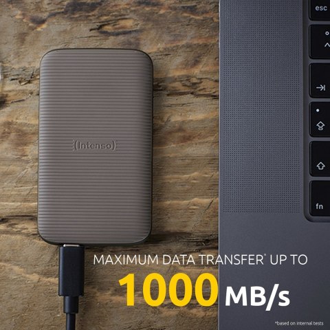 Intenso Lesen/Schreiben bis zu 1000 MB/s/500GB USB Type-C 3.2 Gen 2 (3.1 Gen 2) Brązowy Intenso Lesen/Schreiben bis zu 1000 MB/s/500GB USB Type-C 3.2 Gen 2 (3.1 Gen 2) Brązowy