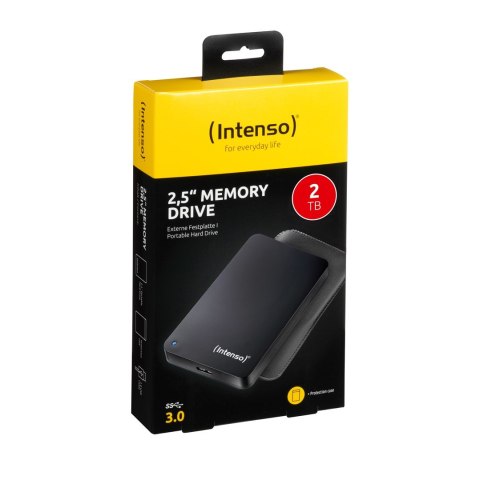 Intenso Memory Drive zewnętrzny dysk twarde 2 TB 5400 RPM 2.5" USB 3.2 Gen 1 (3.1 Gen 1) Czarny Intenso Memory Drive zewnętrzny dysk twarde 2 TB 5400 RPM 2.5" USB 3.2 Gen 1 (3.1 Gen 1) Czarny